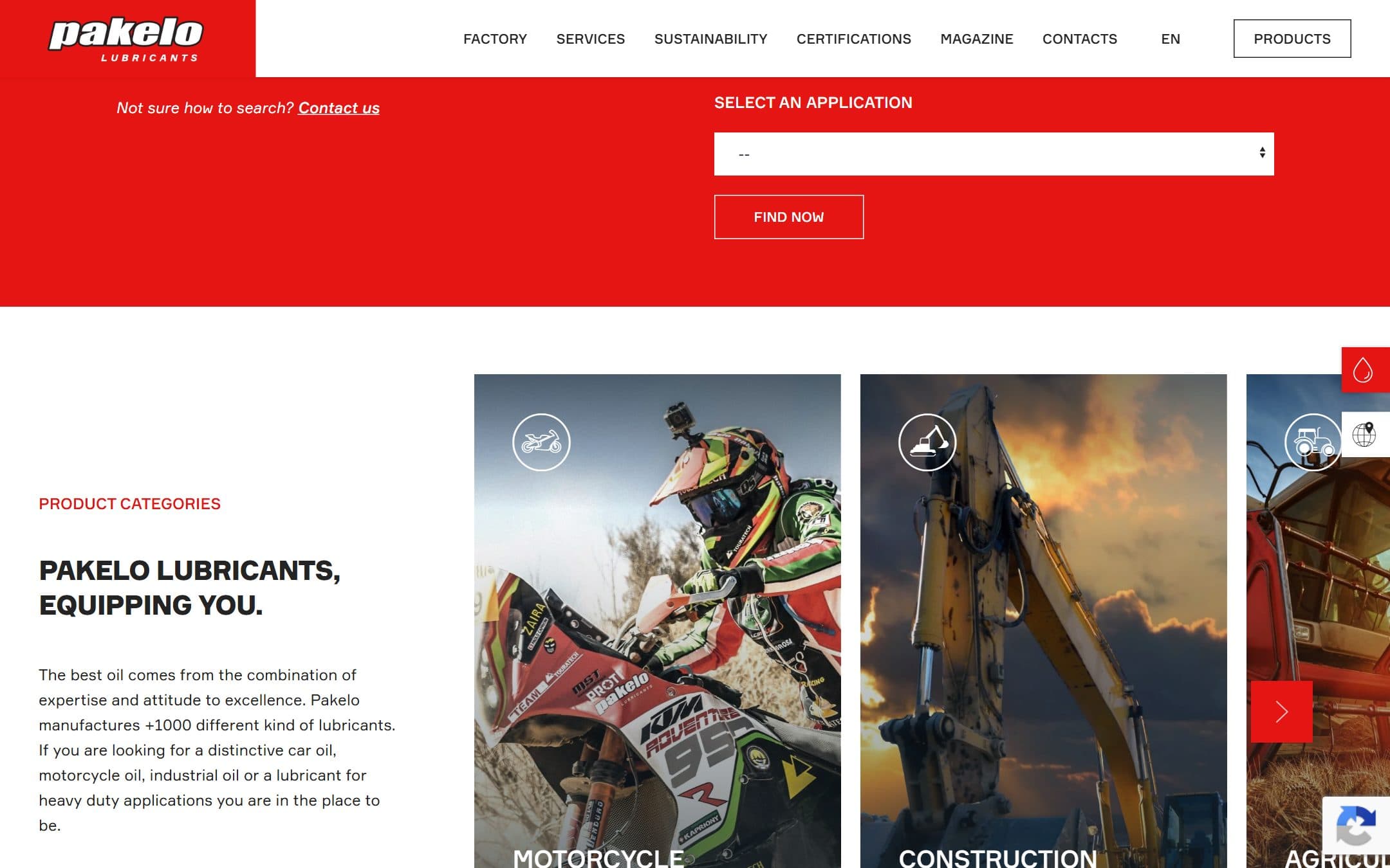 Pakelo — Product categories and catalog discovery
