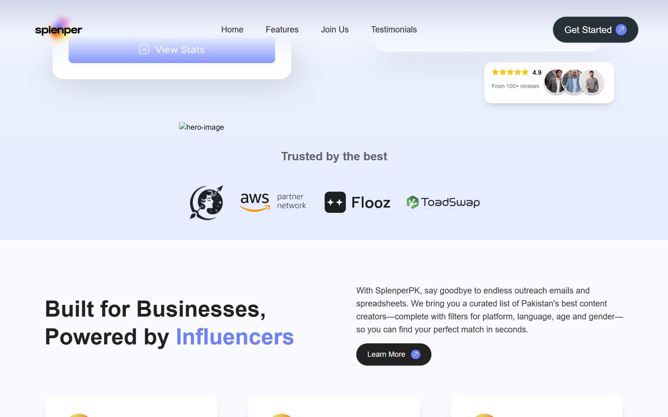 Splenper PK — Platform features and business value props