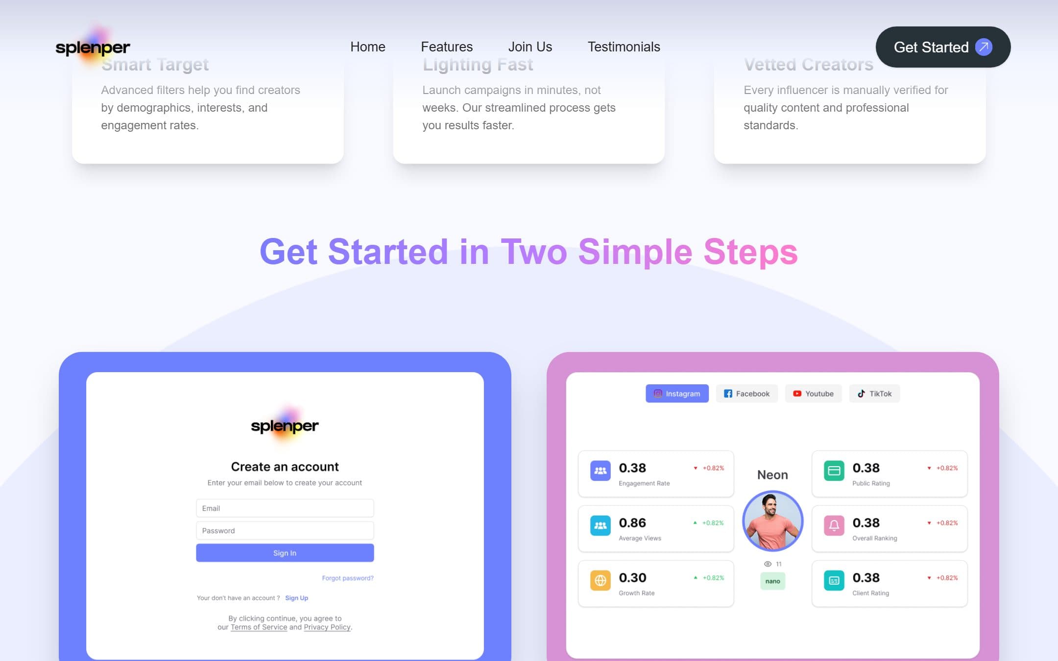 Splenper PK — Creator discovery and campaign workflows